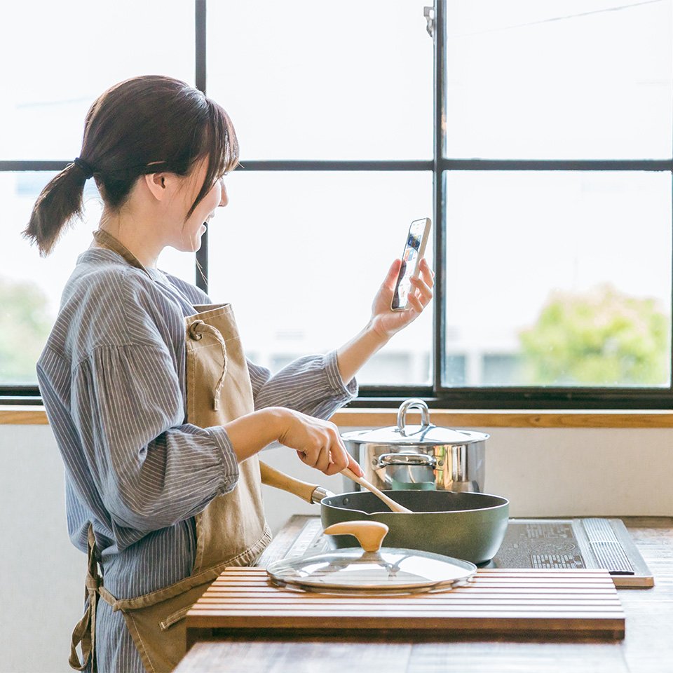 お米の銘柄、炊き方、かたさなど、炊飯したお好みの設定をアプリに保存できます。